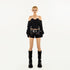 Nico_Molly_Vintage_Fishbone_Waist_Tie_V-neck_Slim_Women&