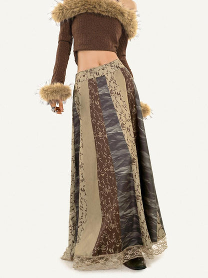Nico Molly Vintage Lace Trim Ethnic Print Women&