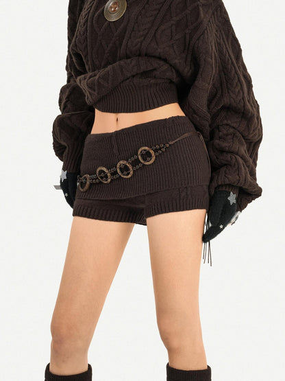 Nico Molly Vintage Round Neck Low Rise Loose Fit Women&