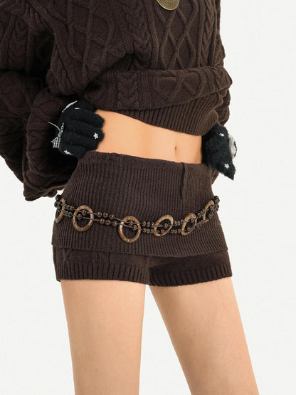 Nico Molly Vintage Round Neck Low Rise Loose Fit Women&