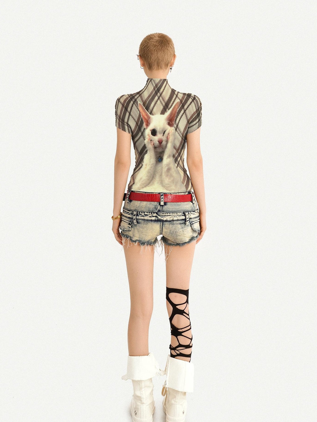 Nico Molly Vintage Slim Straight Distressed Raw Hem Low Waist Women&