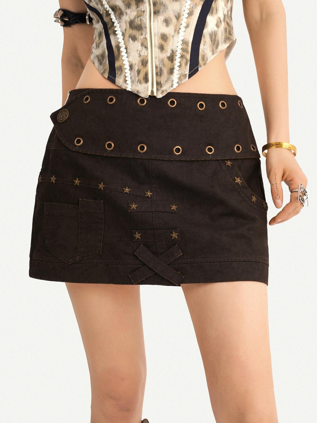 Nico Molly Vintage Studded Utility Women&