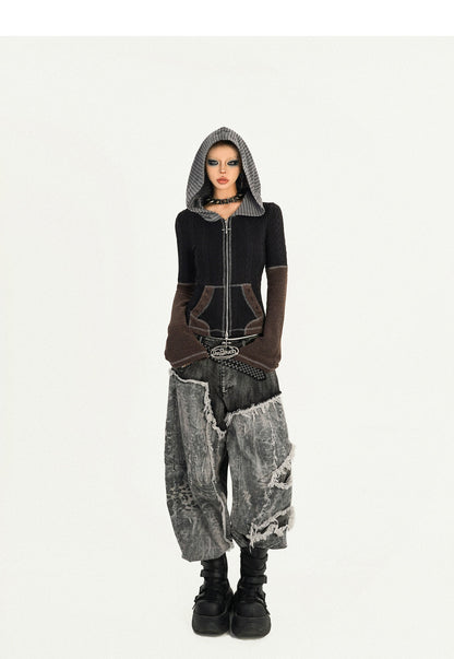 Nico_Molly_Wasteland_Retro_Colorblock_Hooded_Slim_Women&