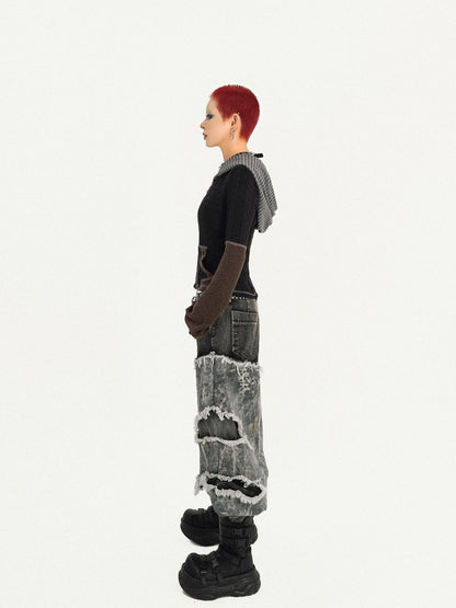 Nico Molly Wasteland Retro Colorblock Hooded Slim Women&