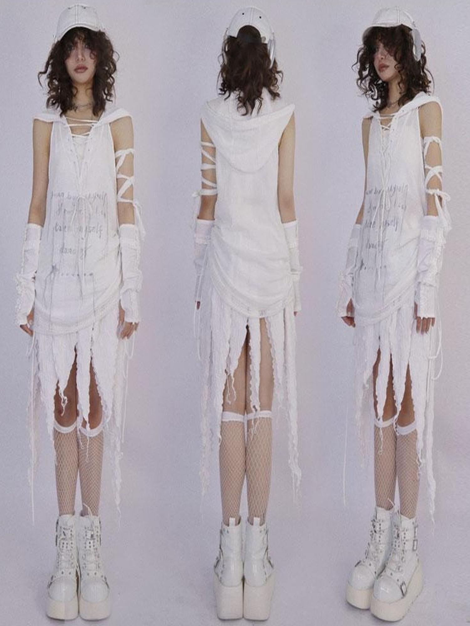 WSW WUSHENWU No Body Sweet Spicy Wind Textured Skirt