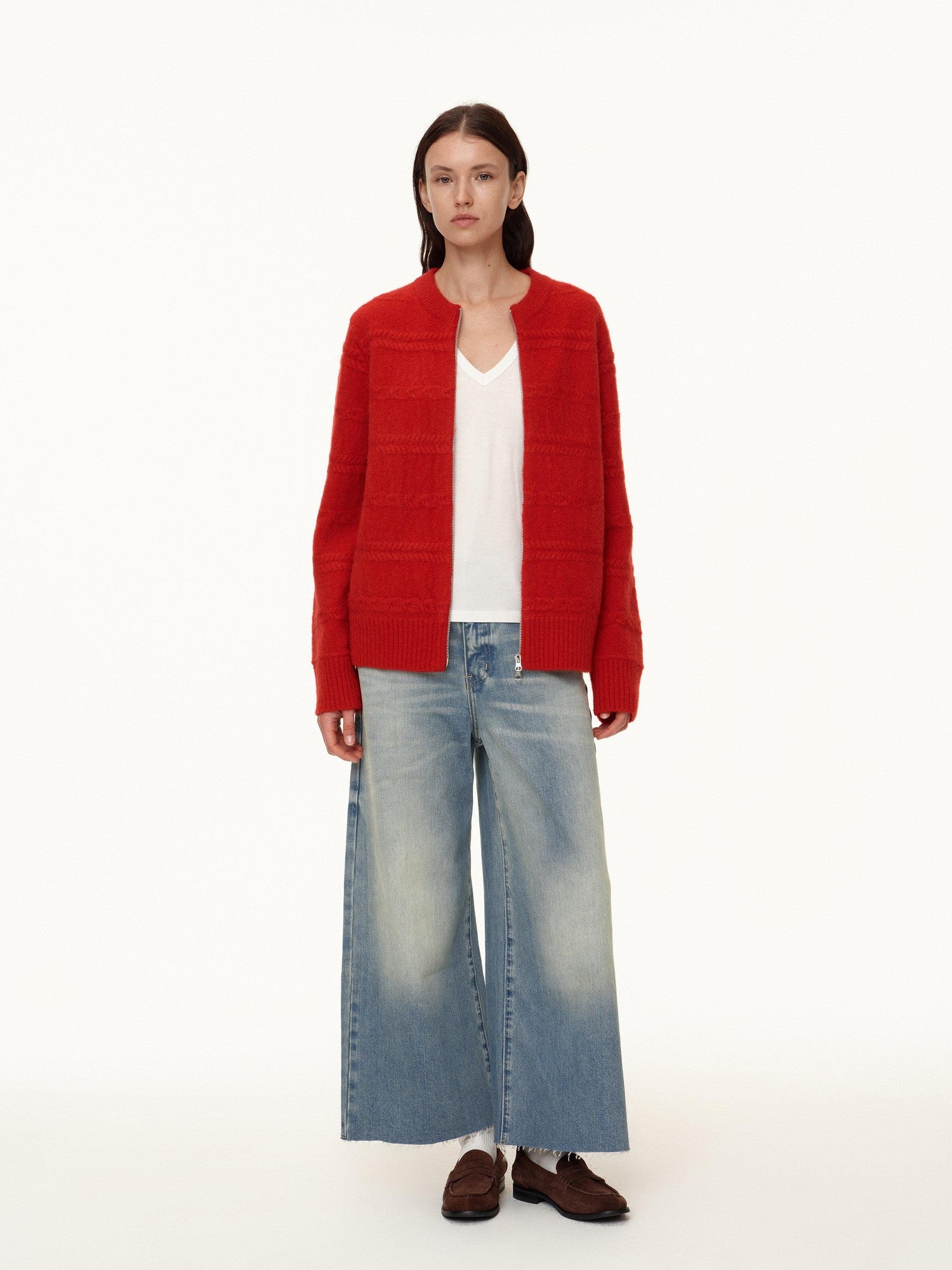 Northbutsouth 3d Embossed Relief Textured Aran Women&