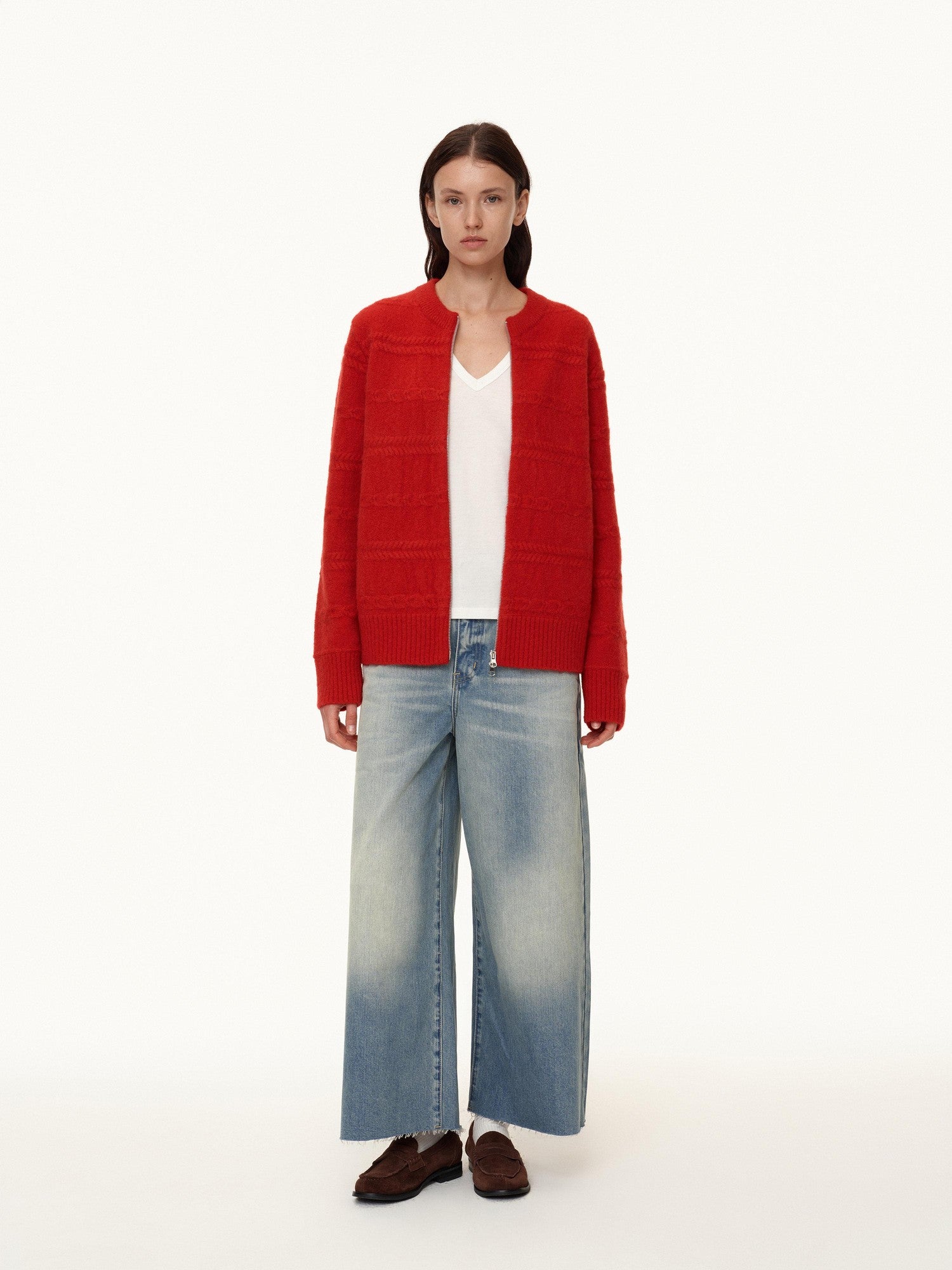 Northbutsouth 3d Embossed Relief Textured Aran Women&