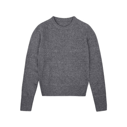 Northbutsouth_3d_Embossed_Textured_Slim_Fit_Pullover_Women&