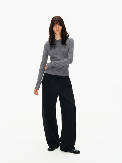 Northbutsouth 3d Embossed Textured Slim Fit Pullover Women&