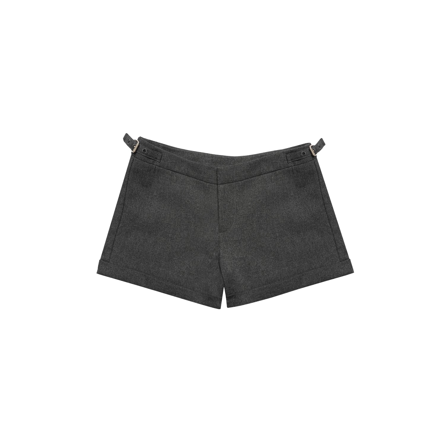 Northbutsouth A Line Mini Shorts With Adjustable Metal Waist MISSTT