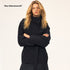 Northbutsouth_Bamboo_Texture_High_Stand_Collar_Asymmetric_Belted_Batwing_Sleeve_Women&
