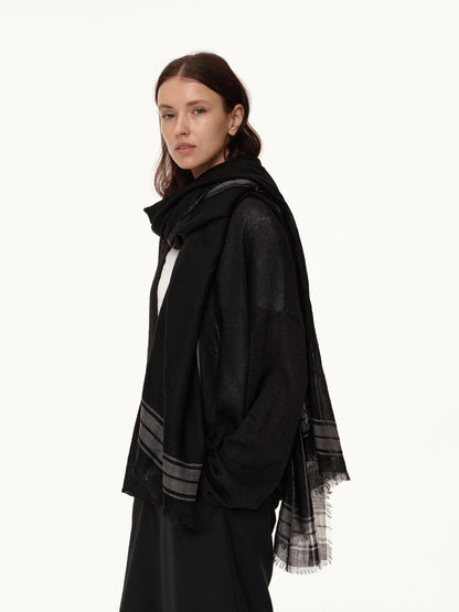Northbutsouth Black And White Stripe Women&