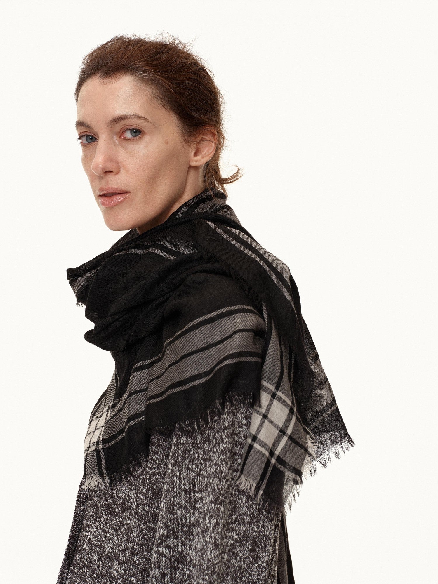 Northbutsouth Black And White Stripe Women&