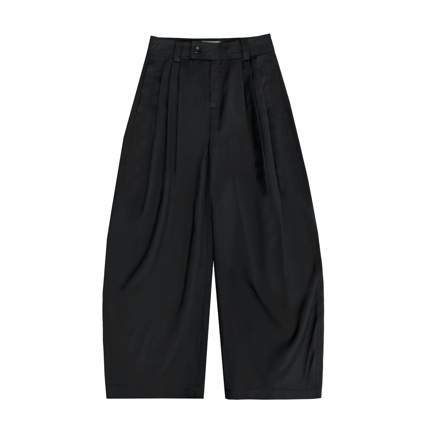 Northbutsouth_Black_Drapey_Low_Rise_Pleated_Women&