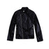 Northbutsouth_Black_Matte_Asymmetrical_Zipper_Stand_Collar_Women&