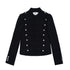 Northbutsouth_Black_Metal_Snap_Button_Stand_Collar_Women&