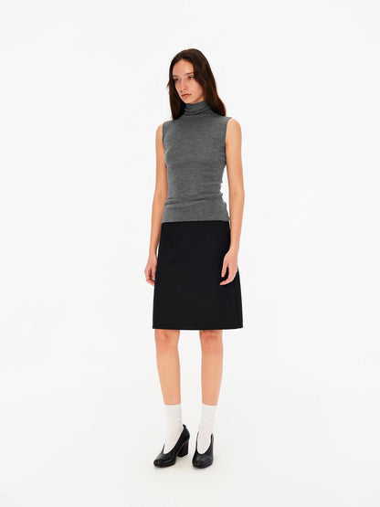Northbutsouth Black Mid Low Waist A Line Women&