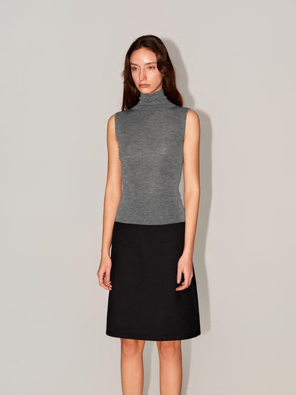 Northbutsouth Black Mid Low Waist A Line Women&