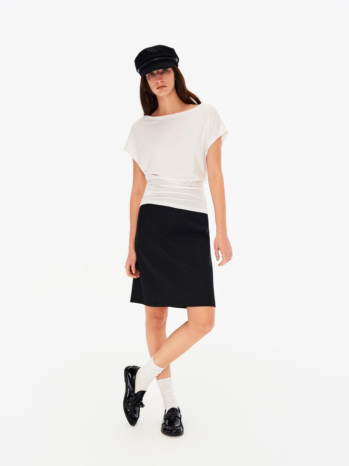 Northbutsouth Black Mid Low Waist A Line Women&