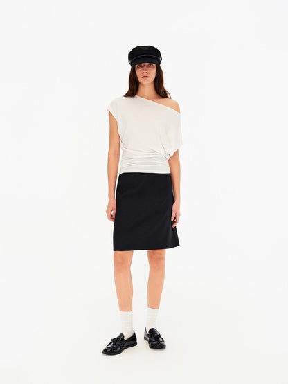 Northbutsouth Black Mid Low Waist A Line Women&