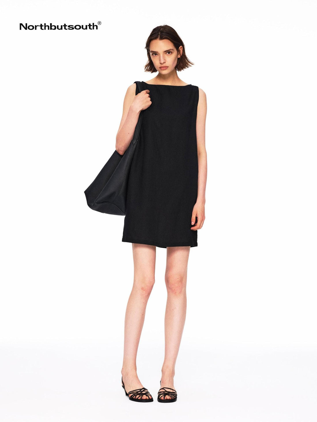 Northbutsouth Black Sleeveless Hline Cooling Women&
