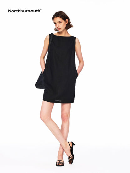Northbutsouth Black Sleeveless Hline Cooling Women&