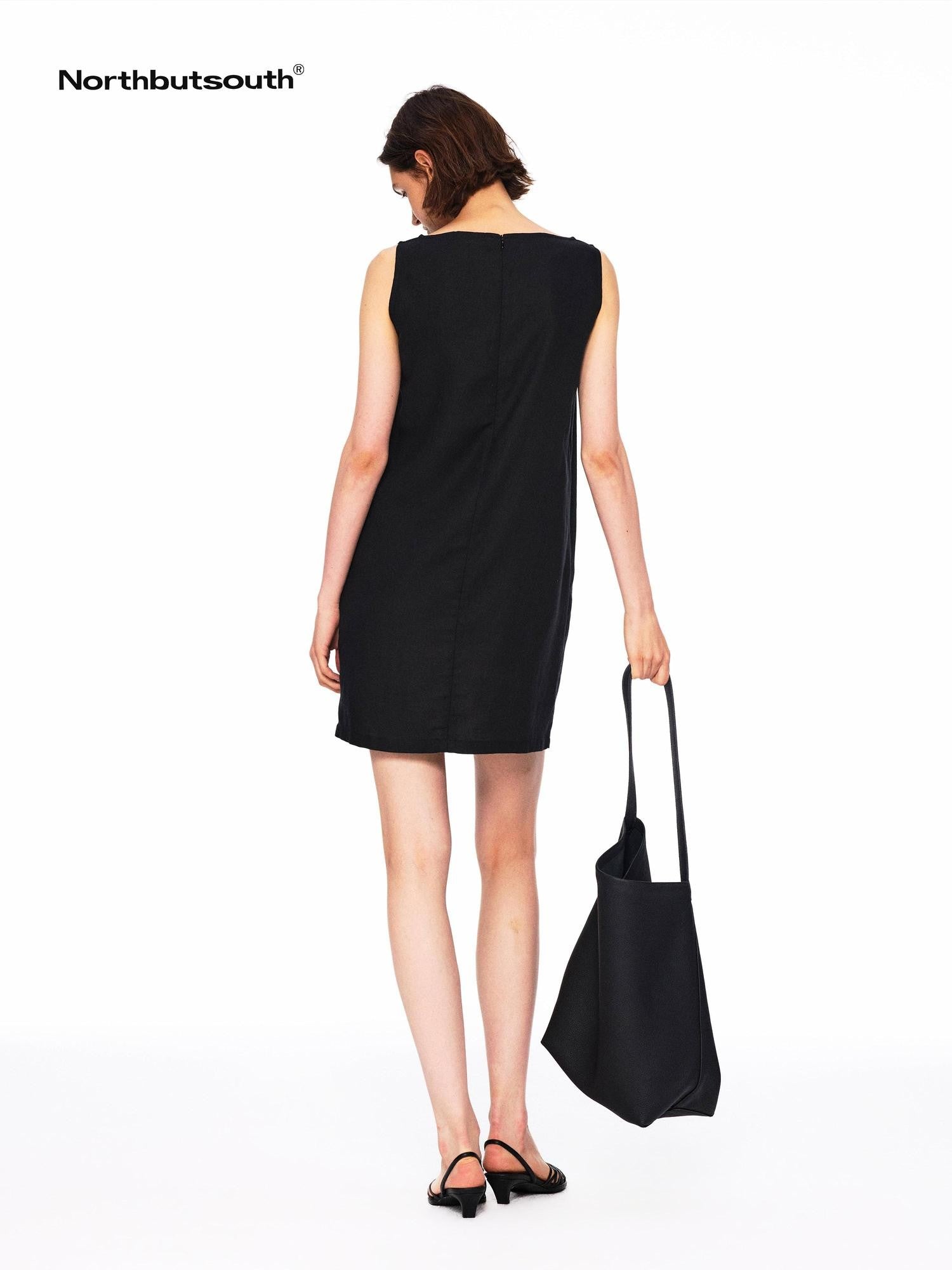 Northbutsouth Black Sleeveless Hline Cooling Women&