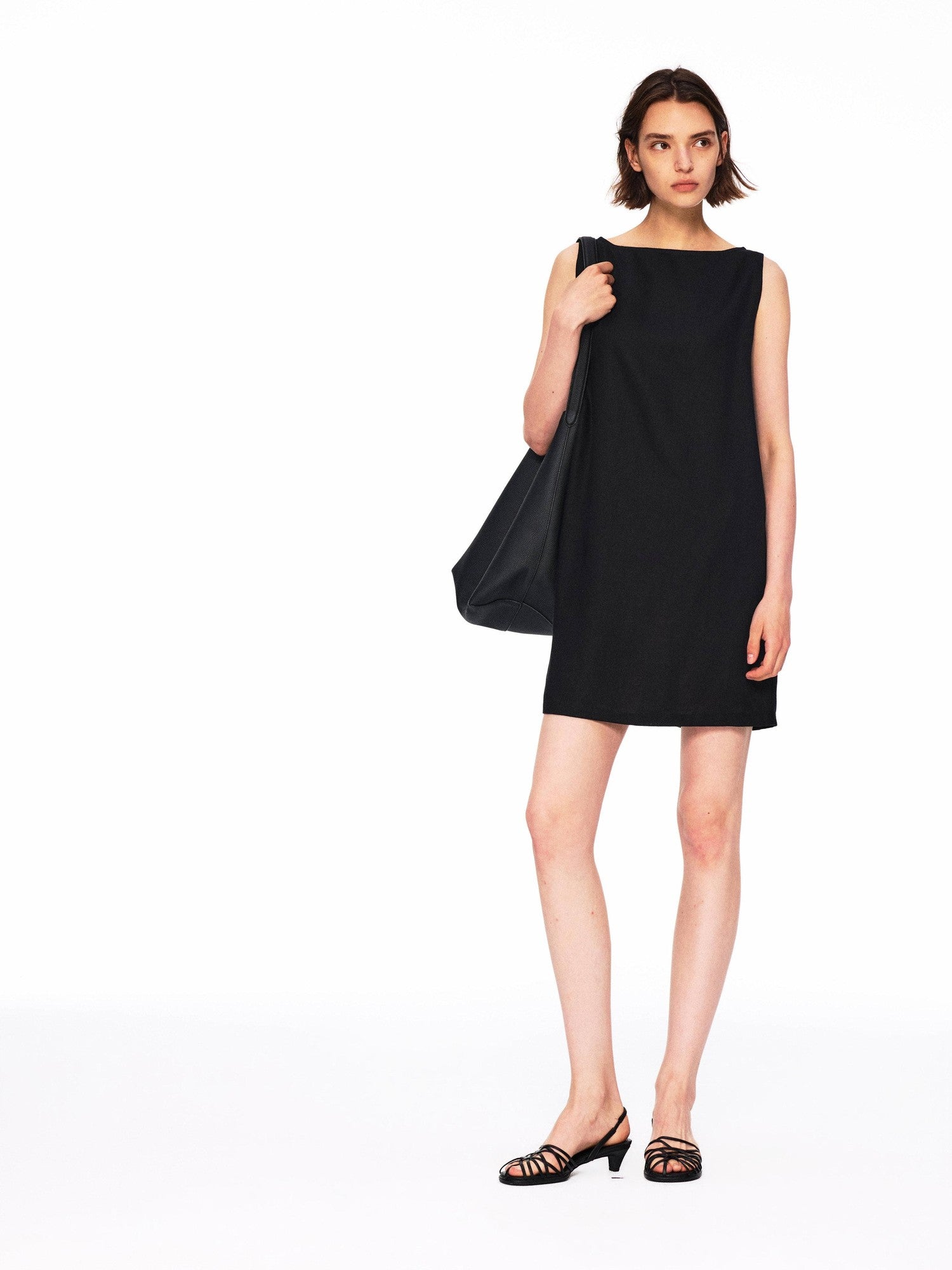 Northbutsouth Black Sleeveless Hline Cooling Women&