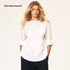 Northbutsouth_Black_White_Curved_Hem_Patch_Pocket_Straight_Women&