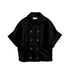 Northbutsouth_Black_White_Double_Breasted_Lapel_Twill_Texture_Women&