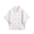 Northbutsouth_Black_White_Double_Breasted_Lapel_Twill_Texture_Women&