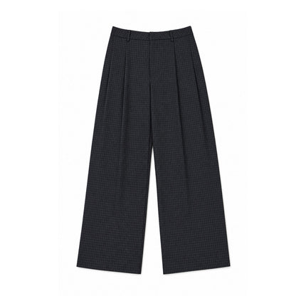 Northbutsouth_Black_White_Micro_Check_Single_Pleat_Women&