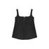 Northbutsouth_Black_White_Sheen_Panel_Square_Neck_Puffy_Women&