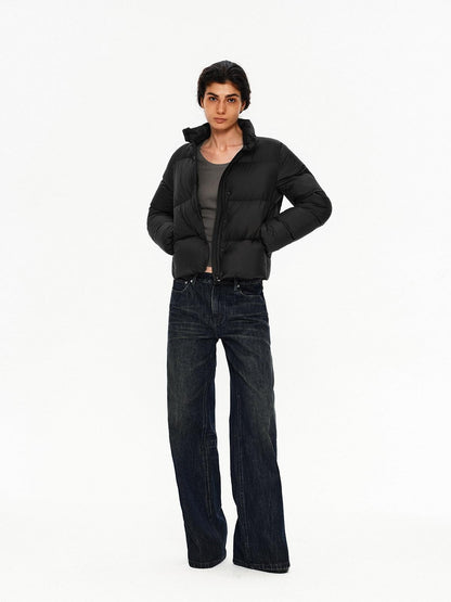 Northbutsouth Blue Black Washed Distressed Slub Low Rise Women&