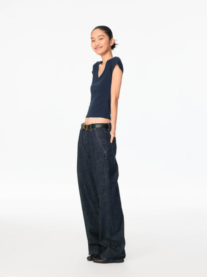 Northbutsouth Brass Single Side Buckle Small Square Head Women&