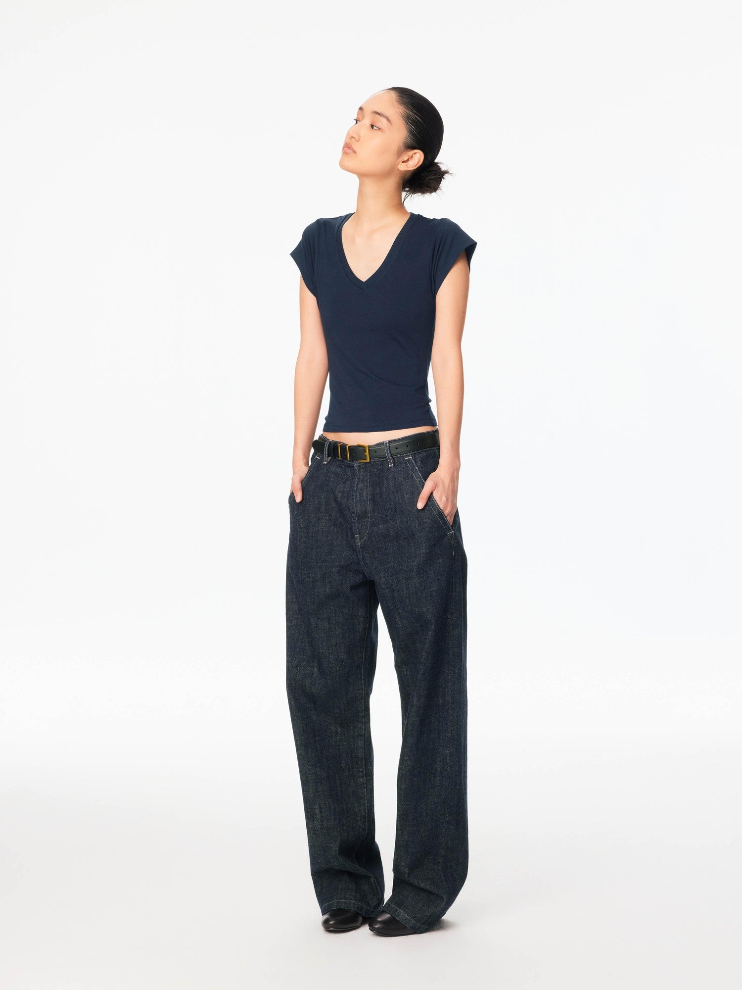 Northbutsouth Brass Single Side Buckle Small Square Head Women&