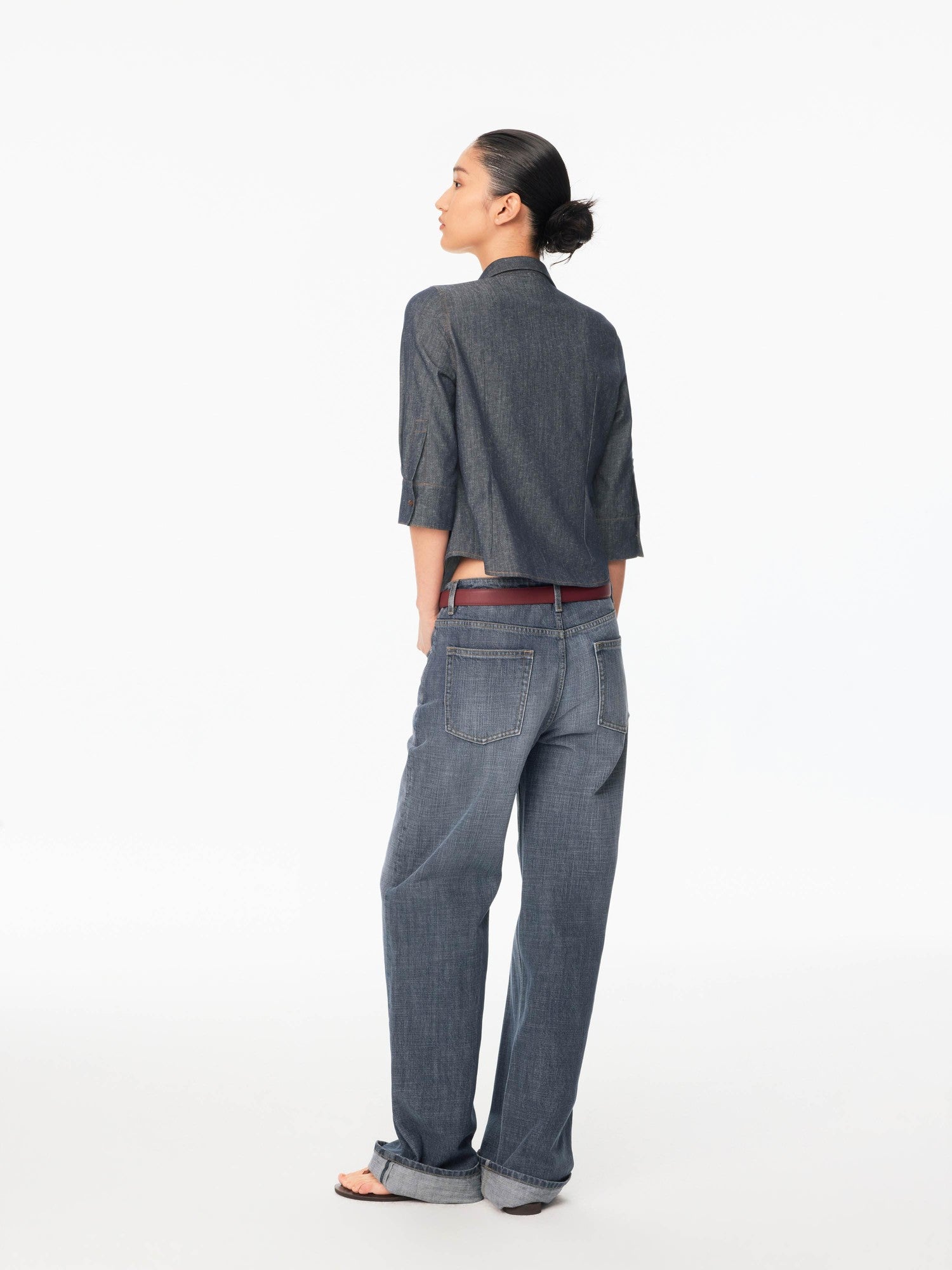 Northbutsouth Brass Single Side Buckle Small Square Head Women&