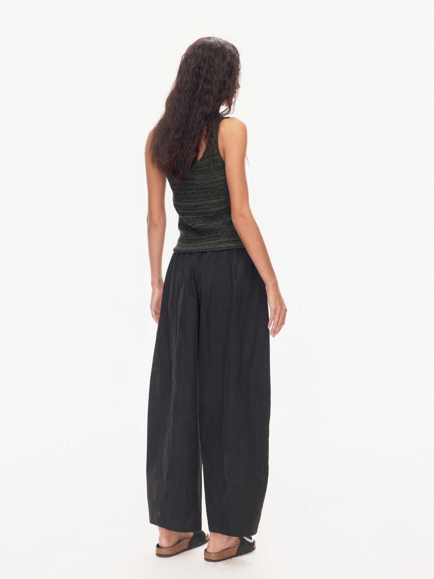 Northbutsouth Breathable Drawstring Split Curved Seam Women&