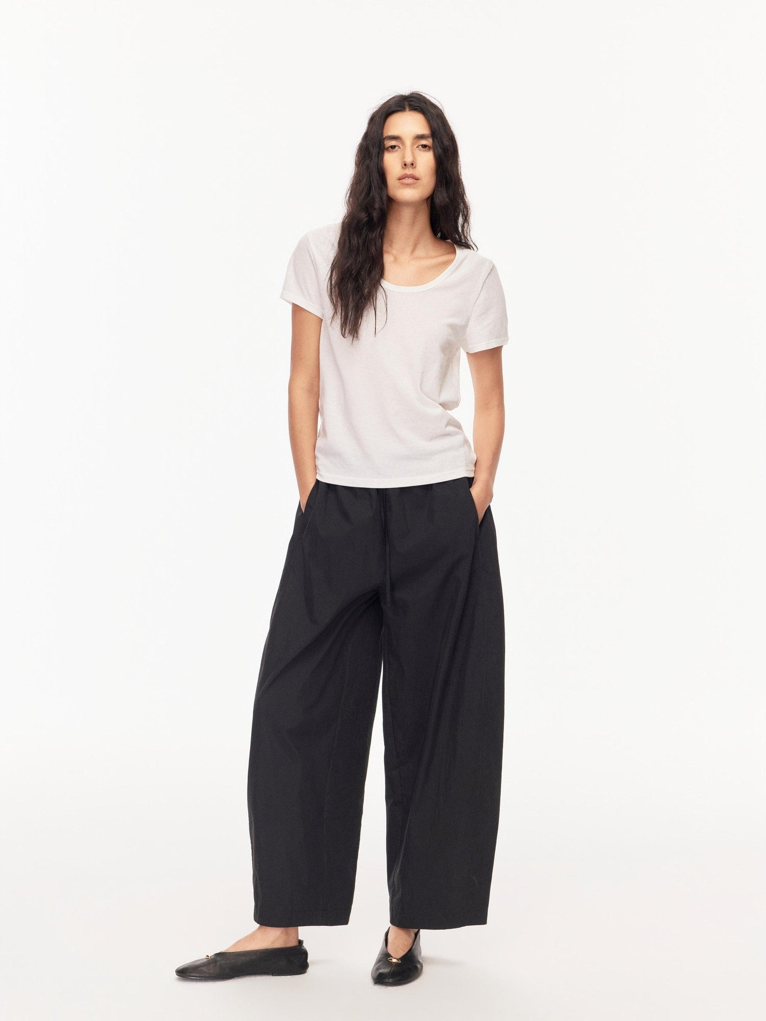 Northbutsouth Breathable Drawstring Split Curved Seam Women&