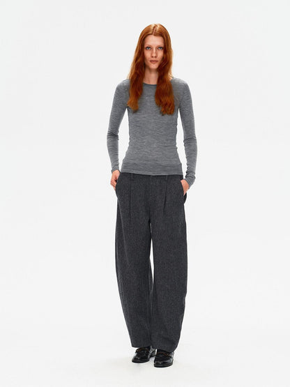 Northbutsouth Breathable Slim Crew Neck Women&
