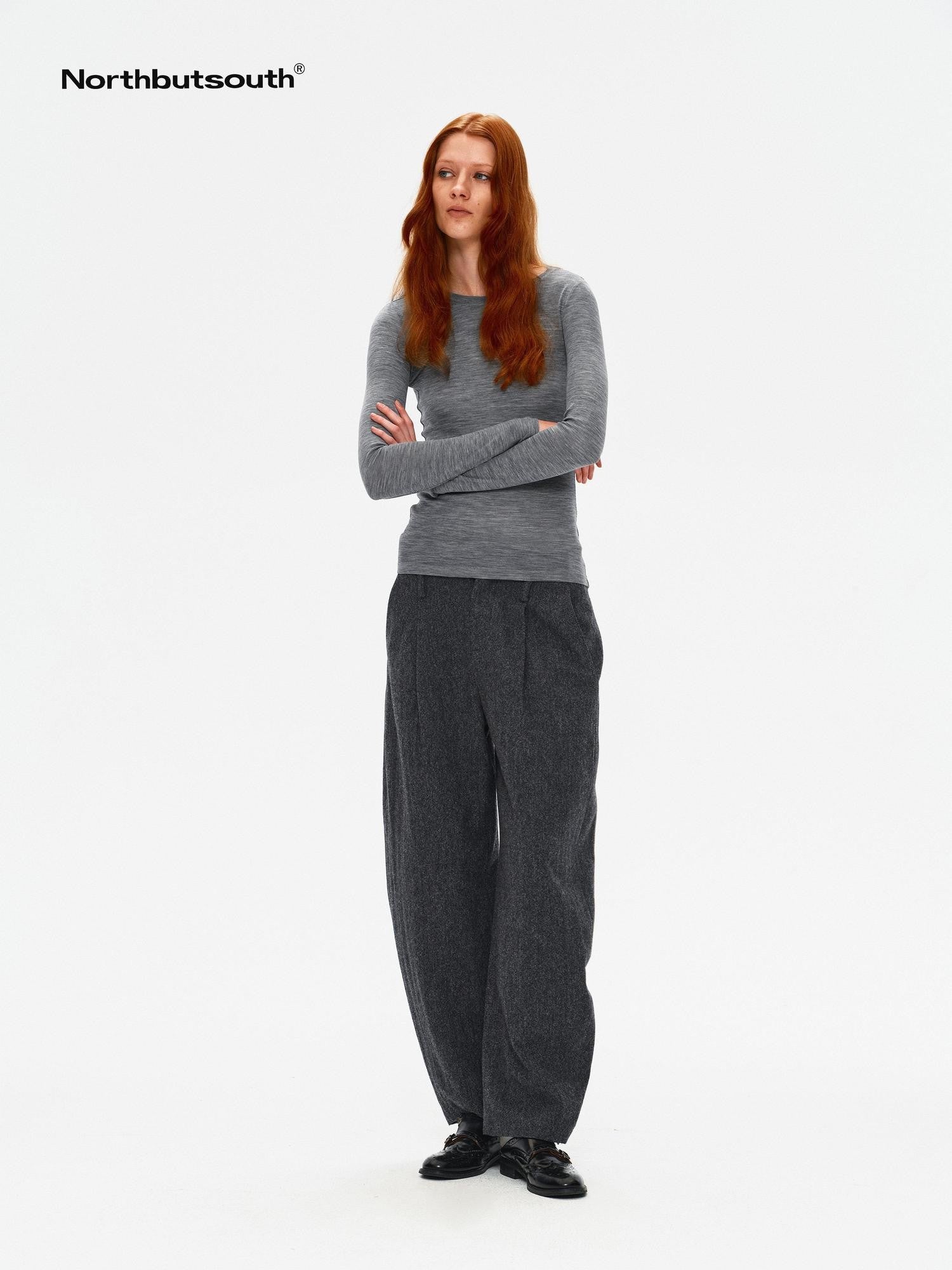 Northbutsouth Breathable Slim Crew Neck Women&