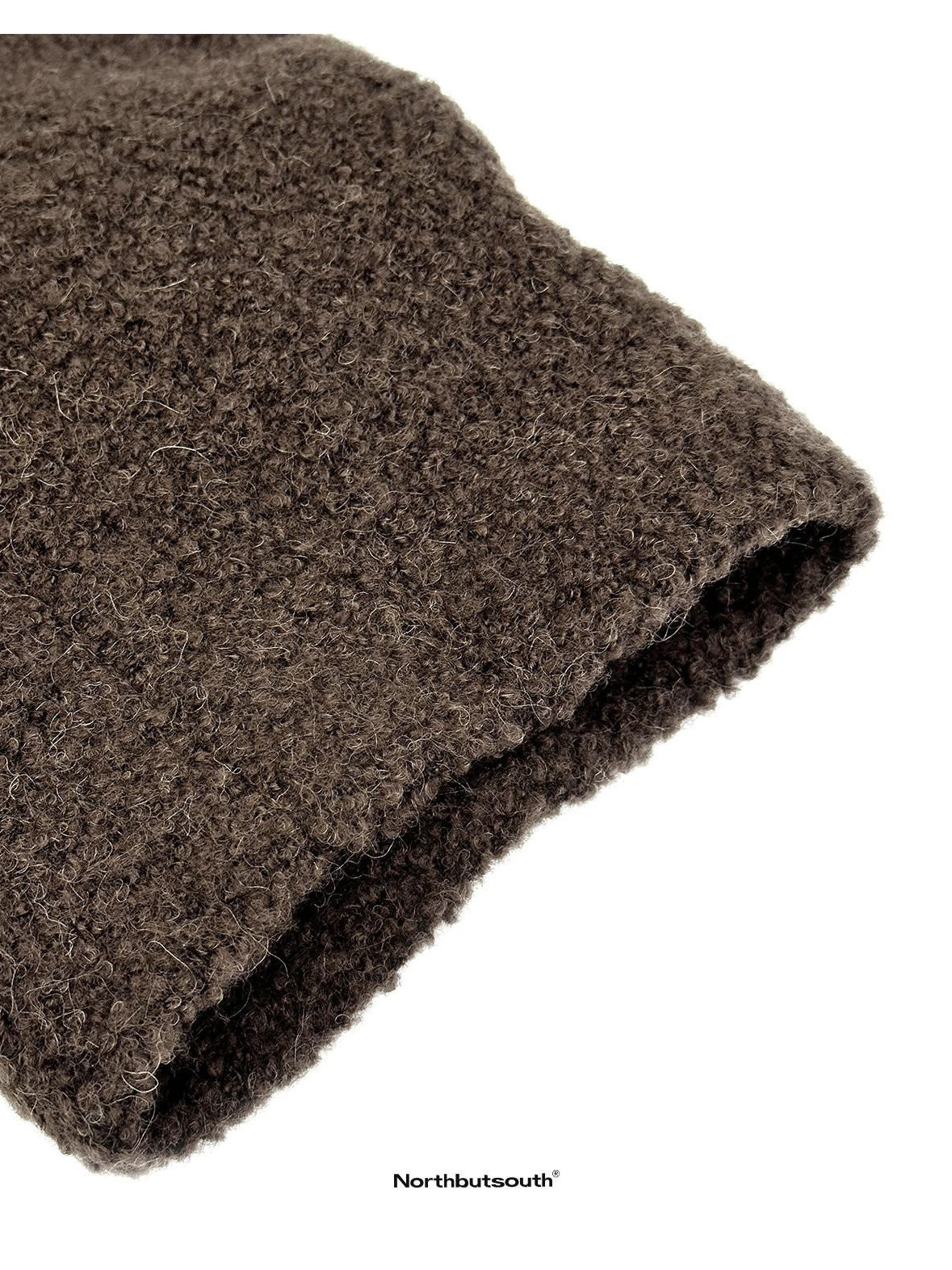 Northbutsouth Brown Textured Cocoon Women&