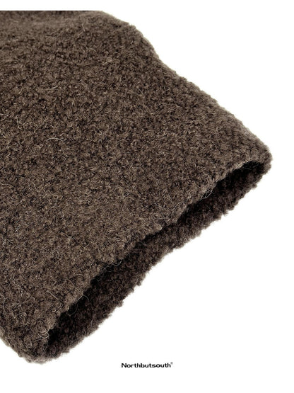 Northbutsouth Brown Textured Cocoon Women&