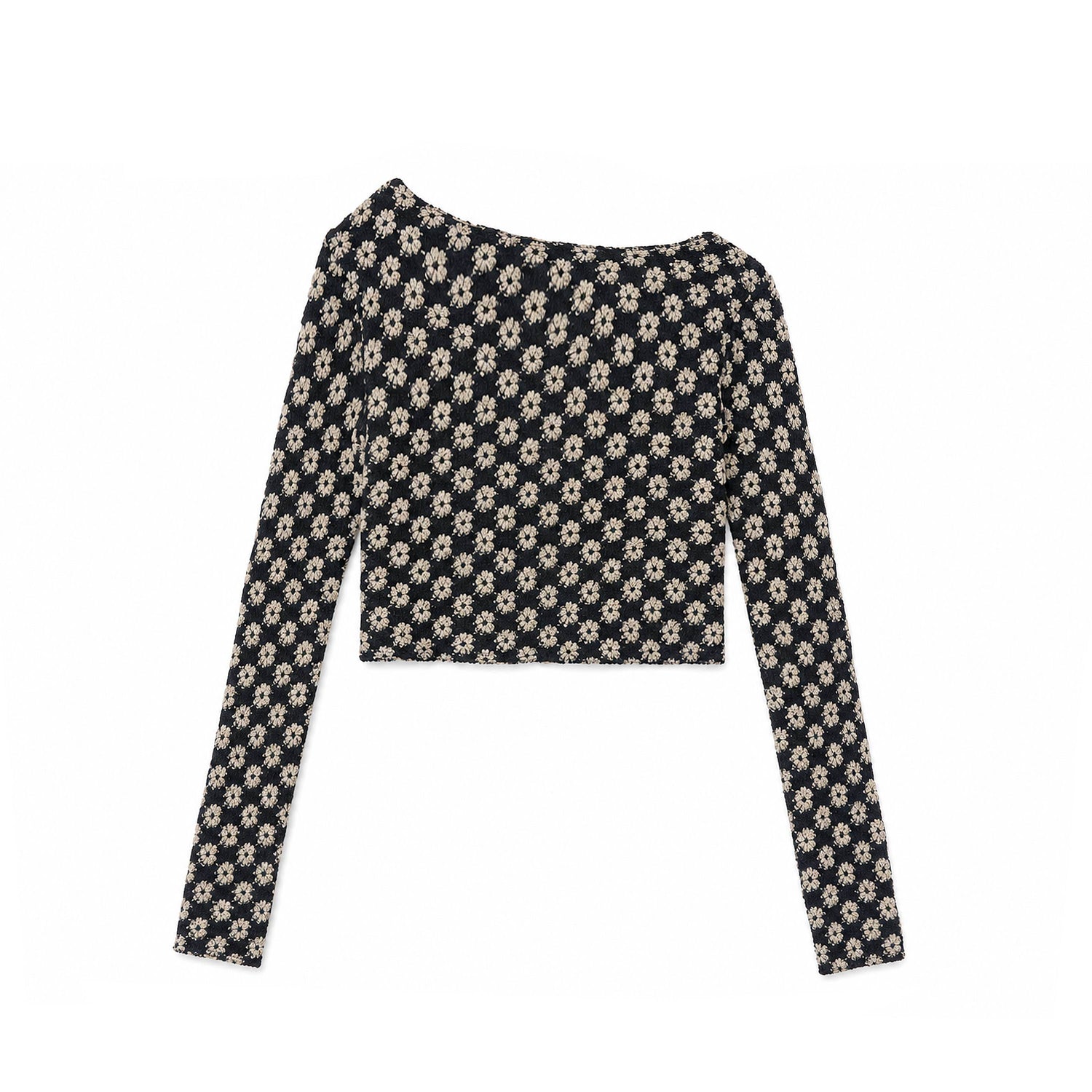 Northbutsouth_Bubble_Texture_Openwork_Knit_Floral_Women&