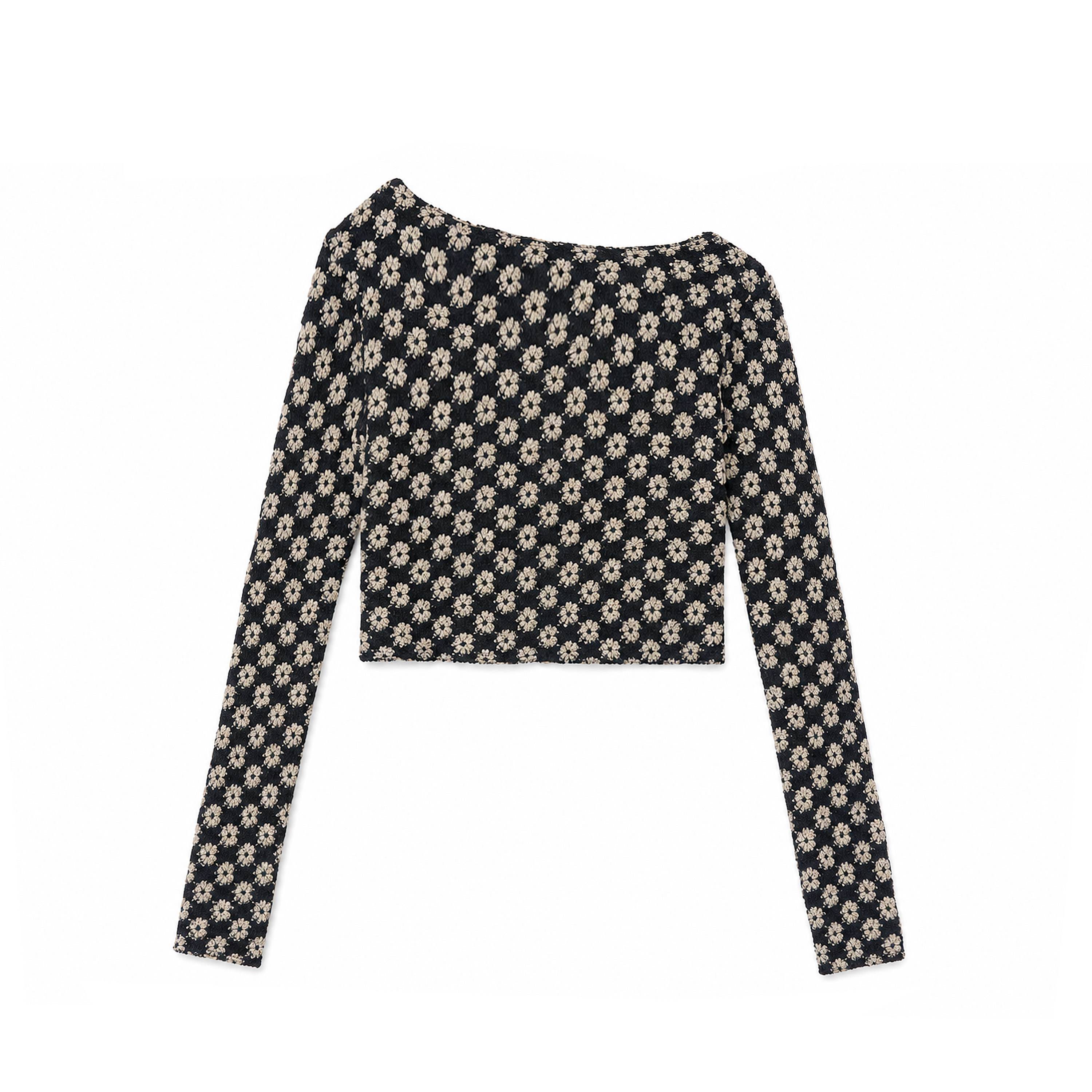 Northbutsouth_Bubble_Texture_Openwork_Knit_Floral_Women&