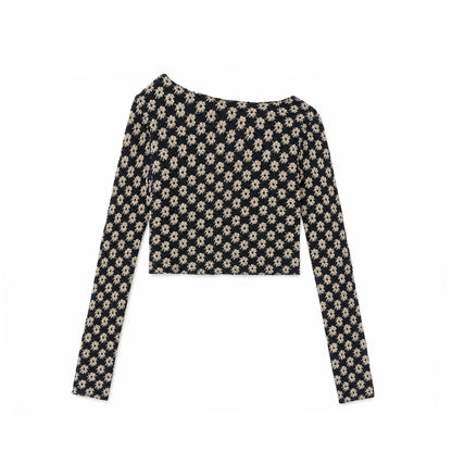 Northbutsouth_Bubble_Texture_Openwork_Knit_Floral_Women&
