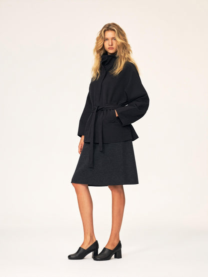 Northbutsouth Casual Mid Rise Loose Wool Blend Women&