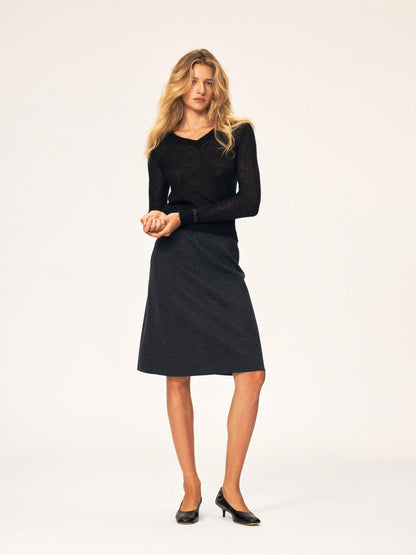Northbutsouth Casual Mid Rise Loose Wool Blend Women&