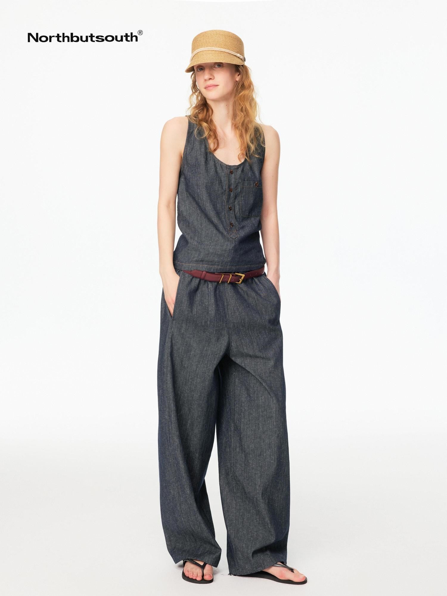Northbutsouth Casual Multi Button Front Relaxed Fit Women&