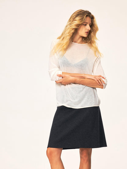 Northbutsouth Casual Rolled Edge Loose Knit Women&